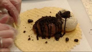 Illustration for article titled Ben & Jerry's Reveals Ice Cream Burrito and It Doesn't Really Work